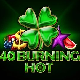 40 Burning Hot game by Amusnet Interactive – logo hosted on Fugu Casino