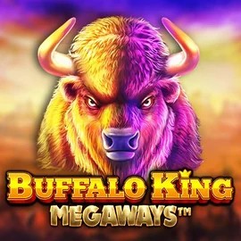 Buffalo King Megaways logo by Pragmatic Play Fugu Casino