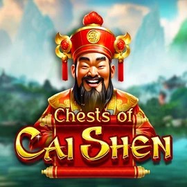 Slots logo of Chests of Cai Shen from Pragmatic Play at Fugu Casino