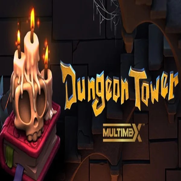 Dungeon Tower logo – Slots by Peter & Sons at Fugu Casino