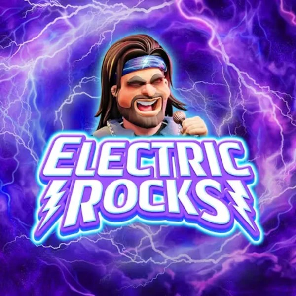 Electric Rocks logo by Inspired Gaming at Fugu Casino