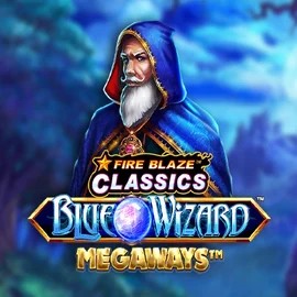 Fire Blaze Blue Wizard Megaways game by Rarestone Gaming – logo hosted on Fugu Casino