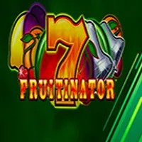 Fruitinator Jackpot King slot logo by Blueprint Gaming at Fugu Casino