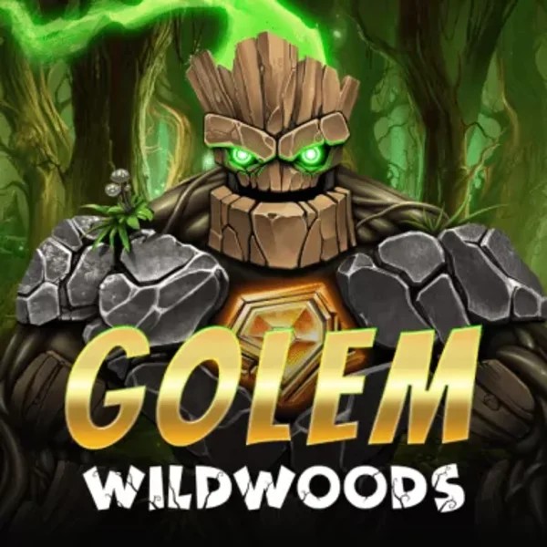 Golem Wildwoods casino game by BF Games – featured logo at Fugu Casino