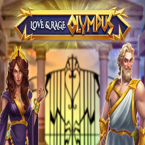 Official Slots logo: Love and Rage Olympus by Greentube at Fugu Casino