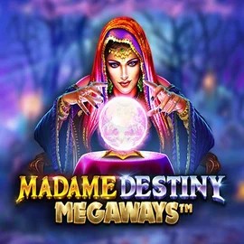 Madame Destiny Megaways logo by Pragmatic Play at Fugu Casino