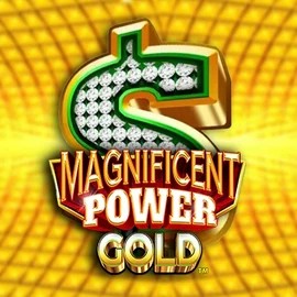 Magnificent Power Gold slot logo by Oros Gaming at Fugu Casino
