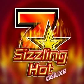 Sizzling Hot Deluxe logo – Slots by Novomatic at Fugu Casino