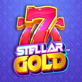 Stellar Gold logo by Snowborn Games at Fugu Casino
