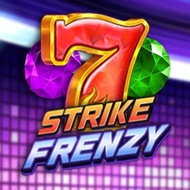 Strike Frenzy slot logo by Pragmatic Play at Fugu Casino