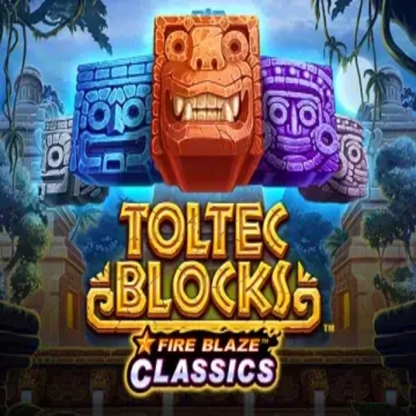 Slots logo of Fire Blaze: Toltec Blocks from Rarestone Gaming at Fugu Casino
